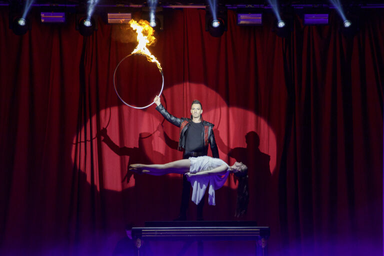 Illusionist des Kölner Weihnachtscircus'