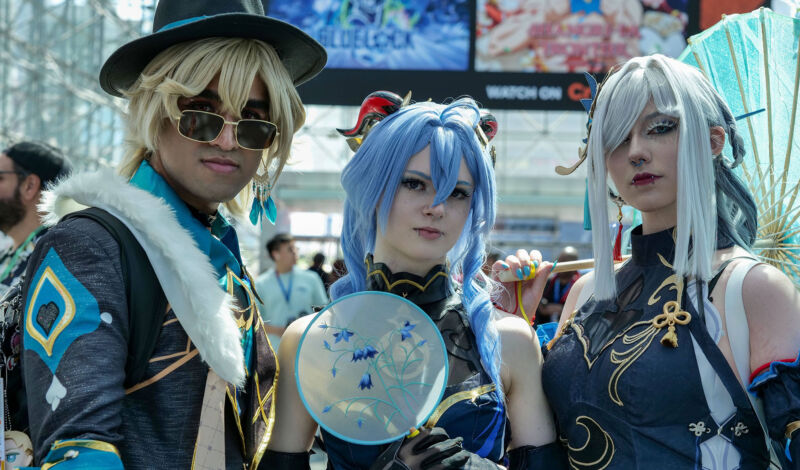 Cosplayer bei einer Anime-Veranstaltung