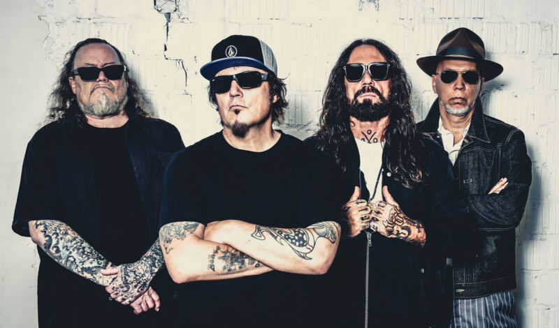 Die Musiker der deutschen Rockband Böhse Onkelz