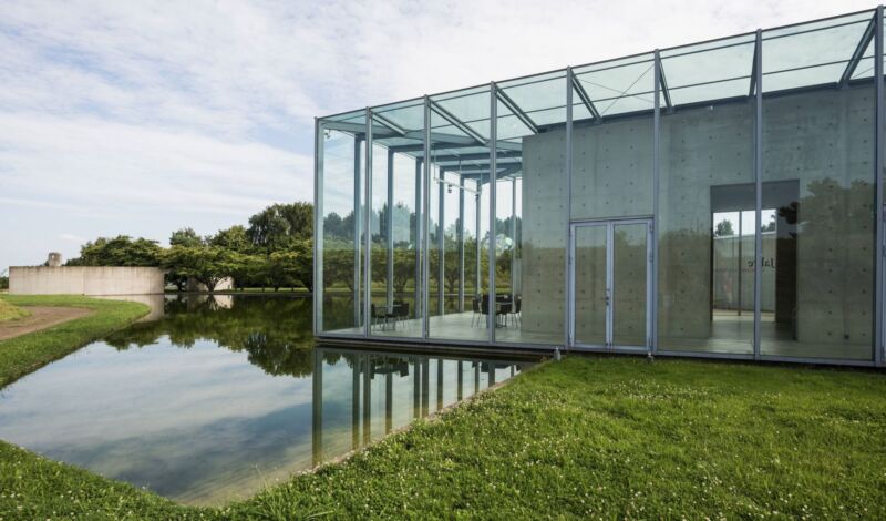 Kunstmuseum und Stiftung Langen Foundation, Architekt Tadao Ando, bei Neuss, Nordrhein-Westfalen