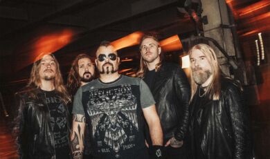 Die Musiker der schwedischen Heavy-Metal-Band Sabaton
