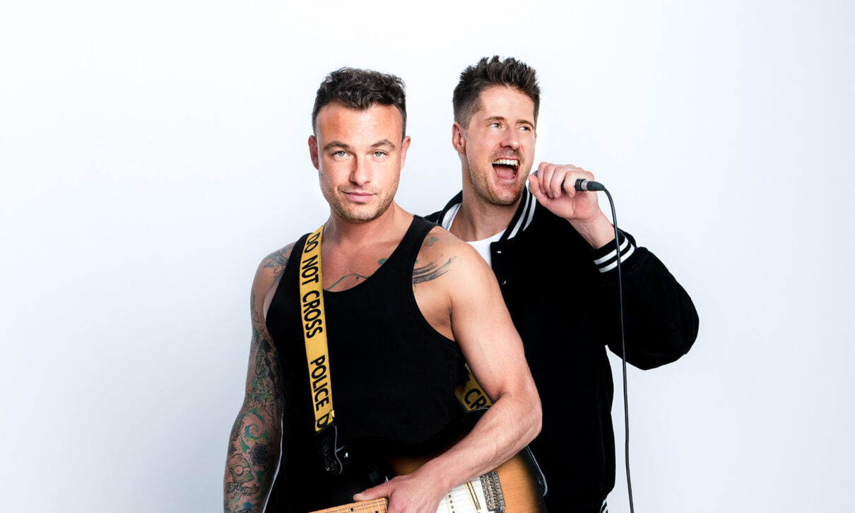 Vincent Stein und Dag-Alexis Kopplin vom Musiker-Duo SDP