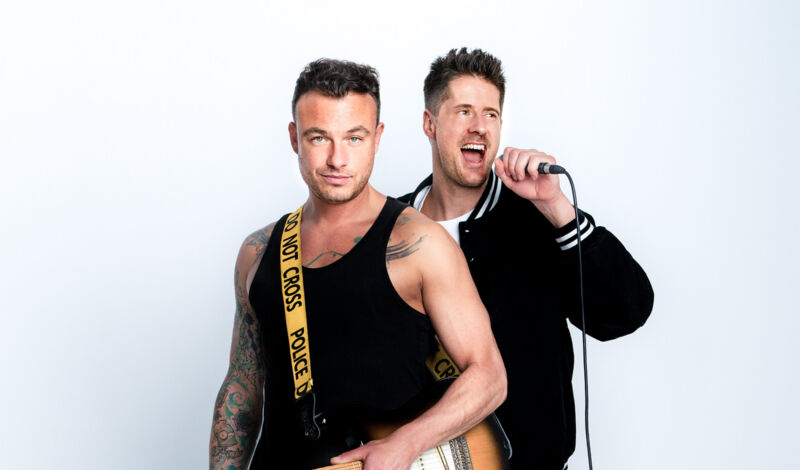 Vincent Stein und Dag-Alexis Kopplin vom Musiker-Duo SDP