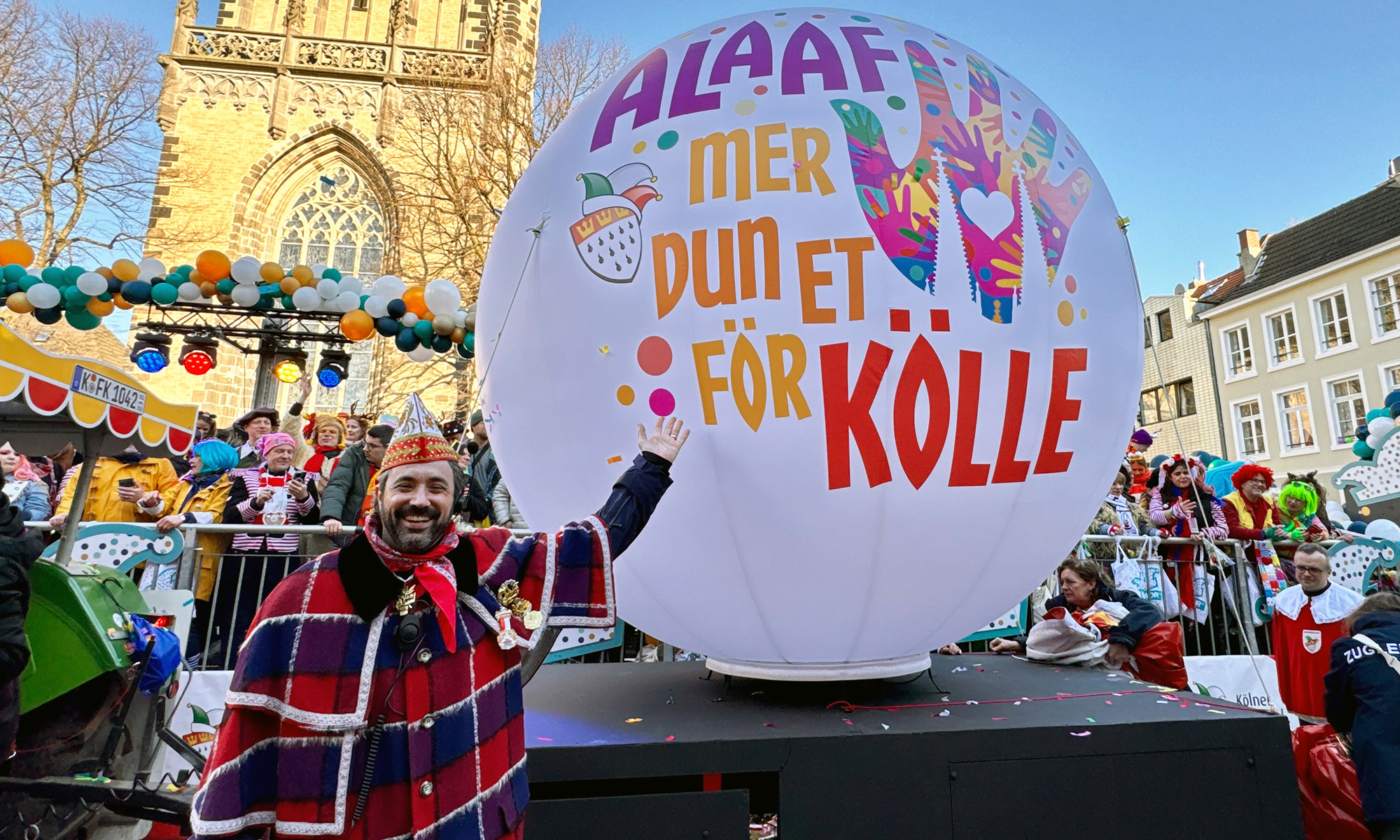  Sessionsmotto 2026: ALAAF - Mer dun et för Kölle Illustration 