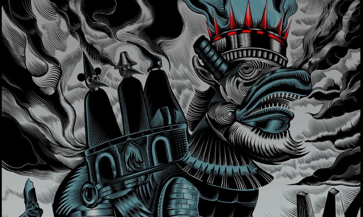 Ein Tourposter der US-Metalband Mastodon