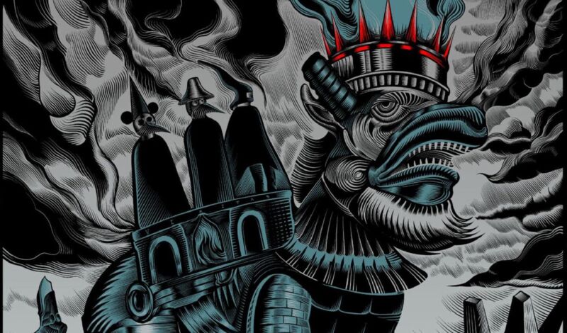 Ein Tourposter der US-Metalband Mastodon