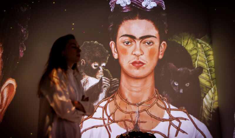 Immersive Ausstellung zu Frida Kahlo