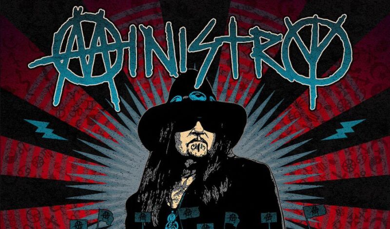 Tourposter für die Band Ministry.