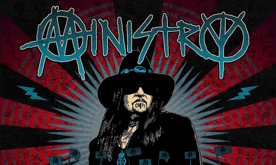 Tourposter für die Band Ministry.