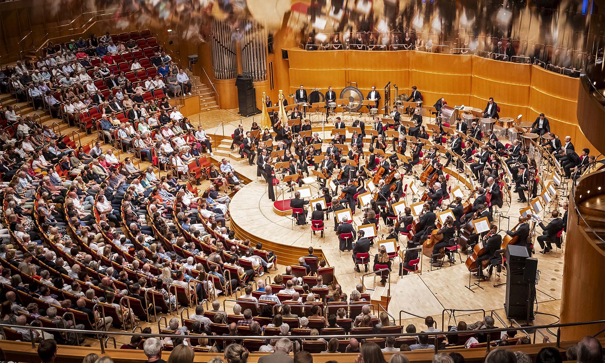 Das Gürzenich-Orchester gibt ein Konzert in der Kölner Philharmonie