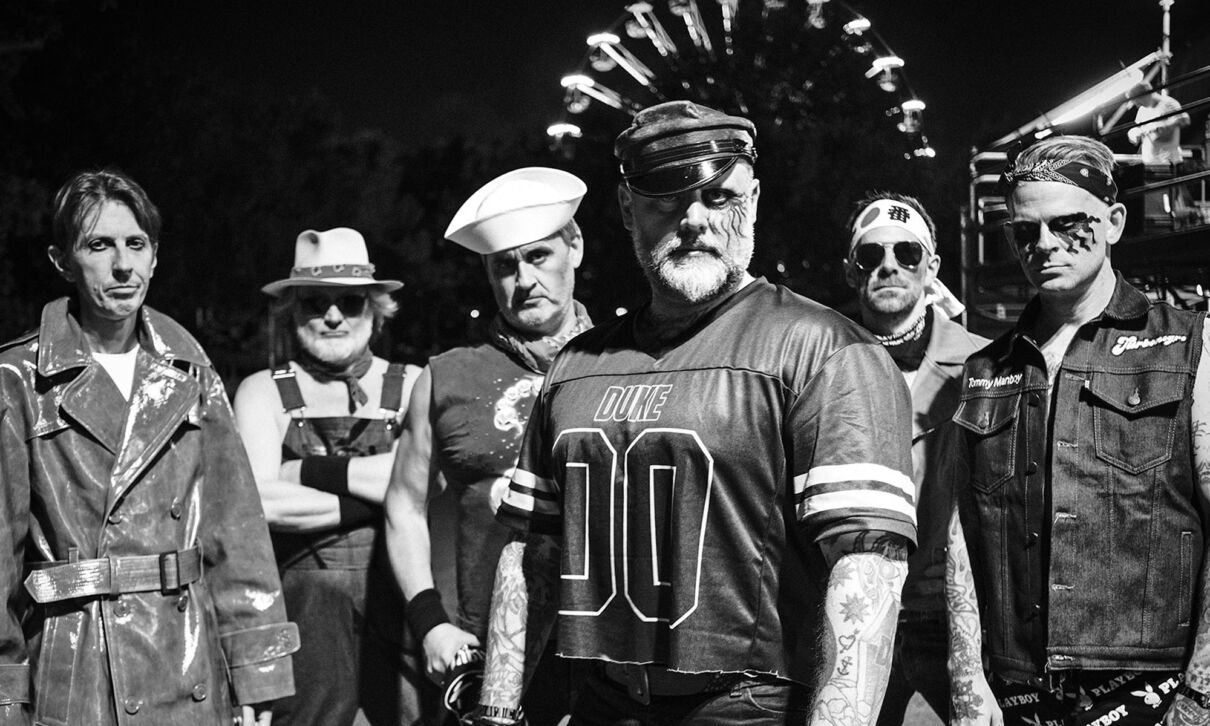 Die Musiker der norwegischen Rockband Turbonegro