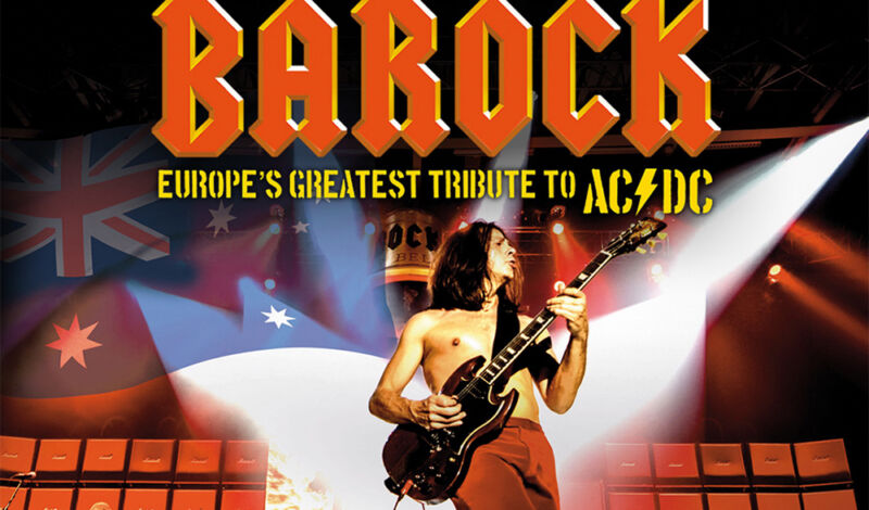 Tourposter der AC/CD-Tributeband Barock