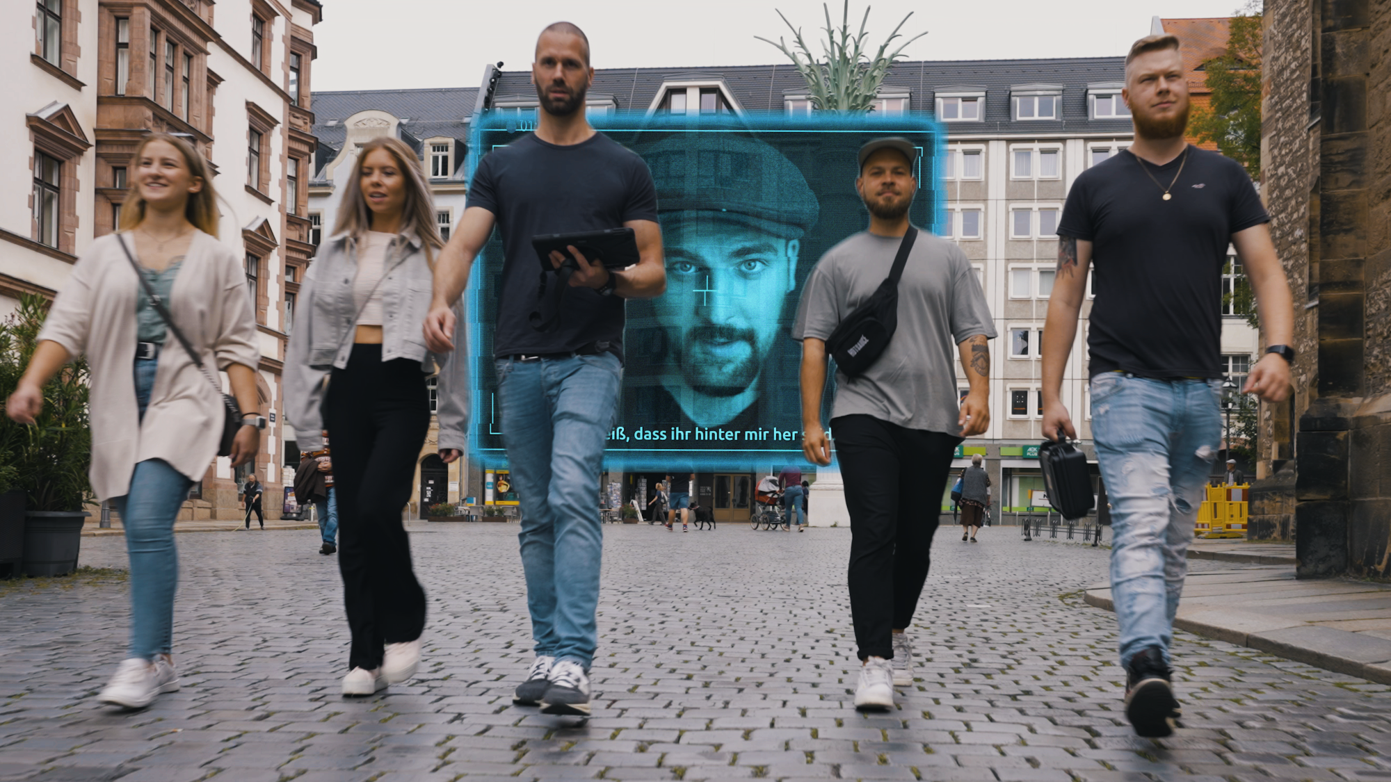 Spieler bei Epis Escape in der Stadt