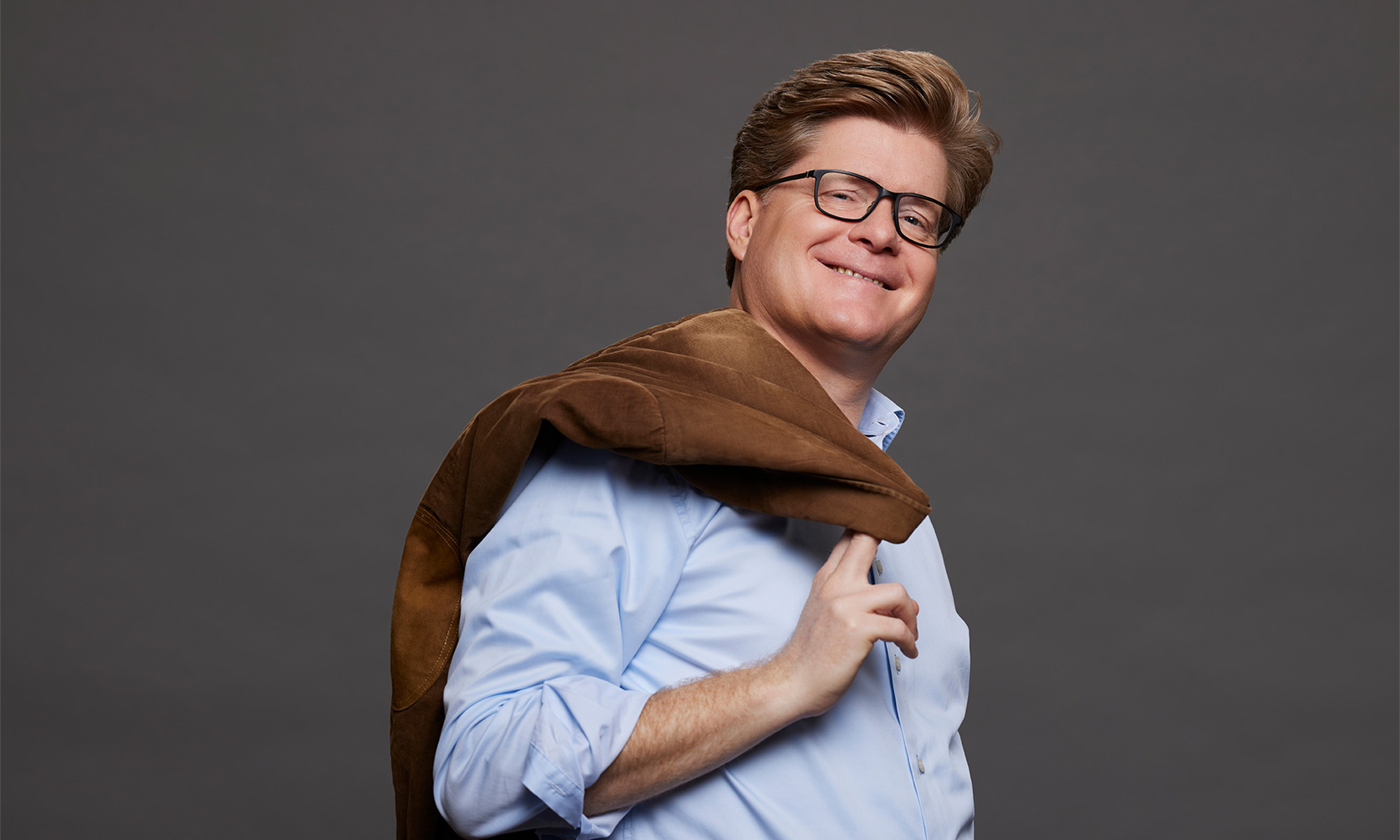 Kömidiant Jürgen Schröder in seiner Rolle als Deutschlehrer Herr Schröder