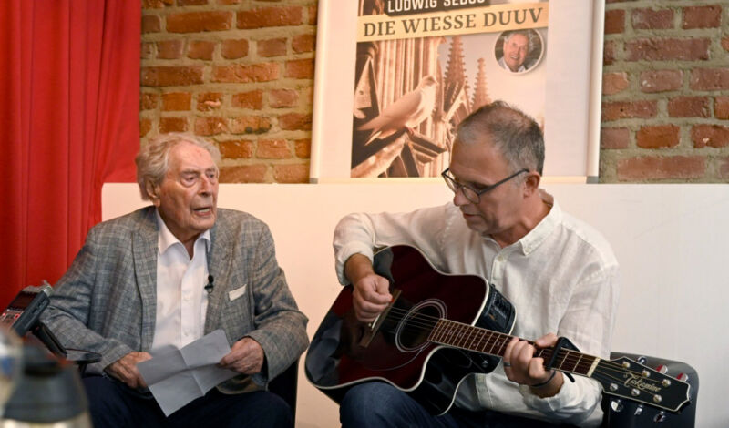 Ludwig Sebus und Musikproduzent Wolfgang Löhr
