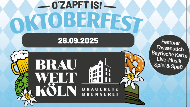 Flyer Oktoberfest 2025 in der Brauwelt