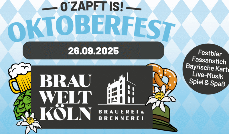 Flyer Oktoberfest 2025 in der Brauwelt