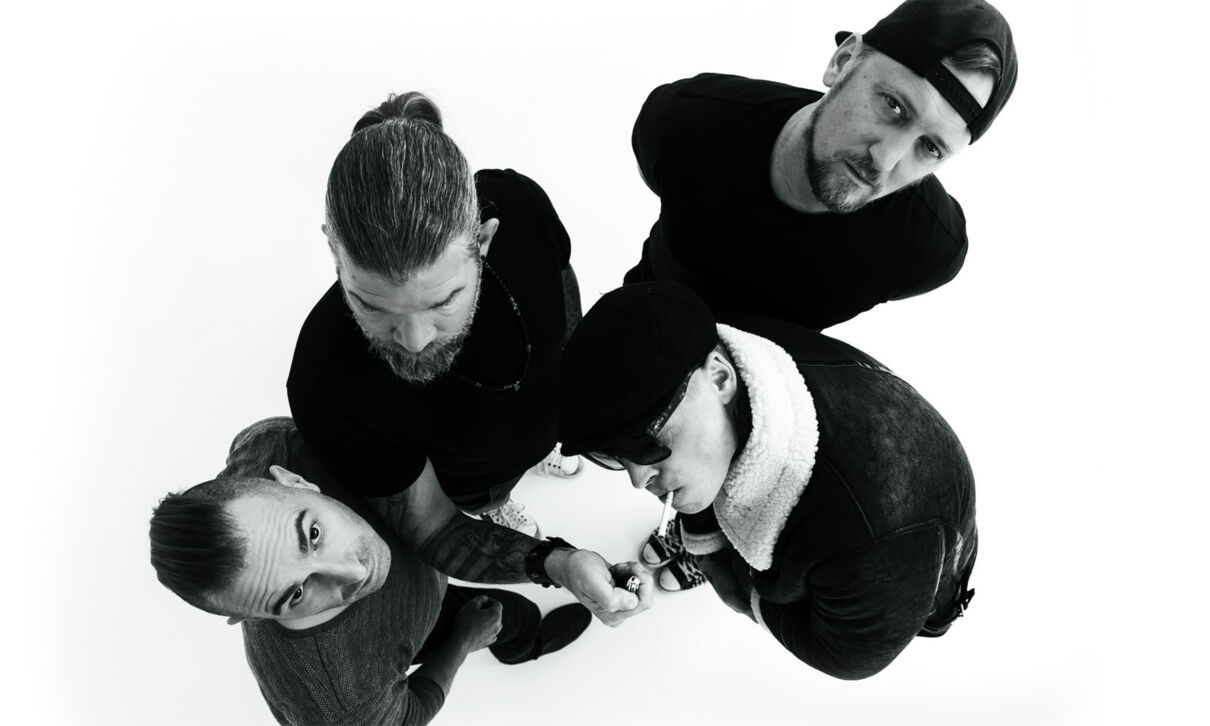 Die vier Musiker der Südtiroler Band Frei.Wild