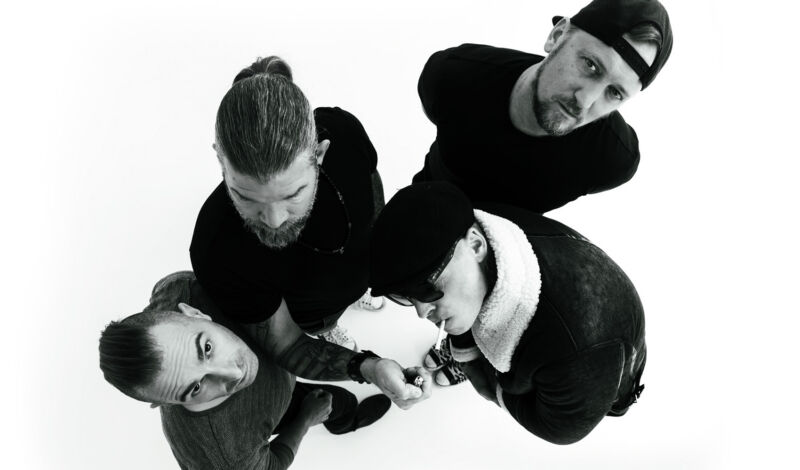 Die vier Musiker der Südtiroler Band Frei.Wild