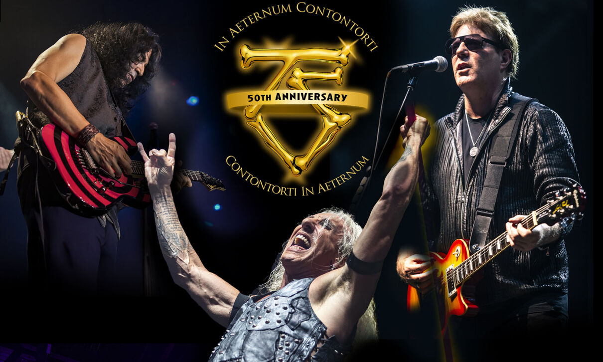 Tourposter für die Konzerte der Heavy-Metal-Band Twisted Sister im Jahr 2026