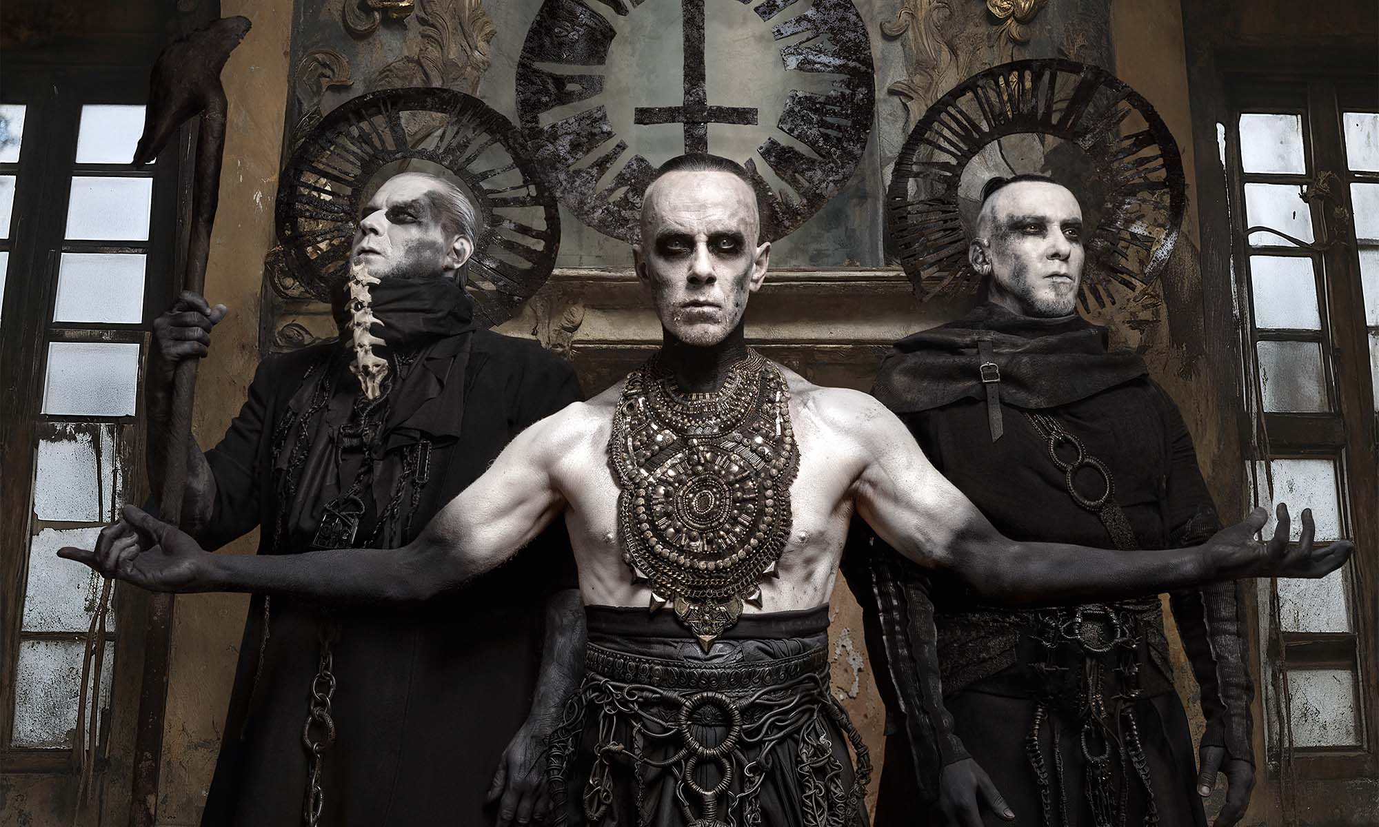 Musiker der Black-Metal-band Behemoth.