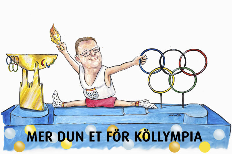 Motiv eines Persiflagewagens im Kölner Rosenmontagszug der Session 2026