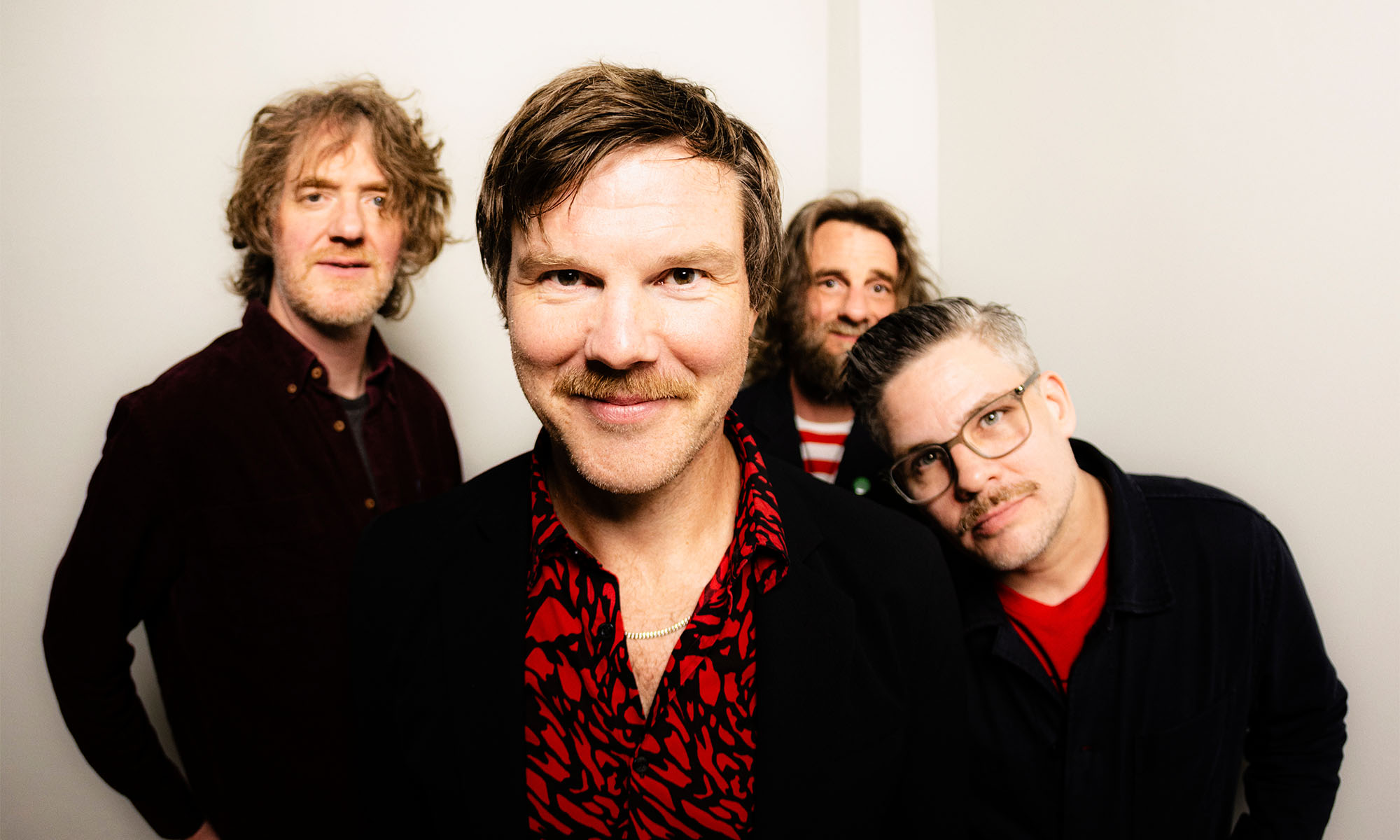Großaufnahme der Musiker der Band Muff Potter