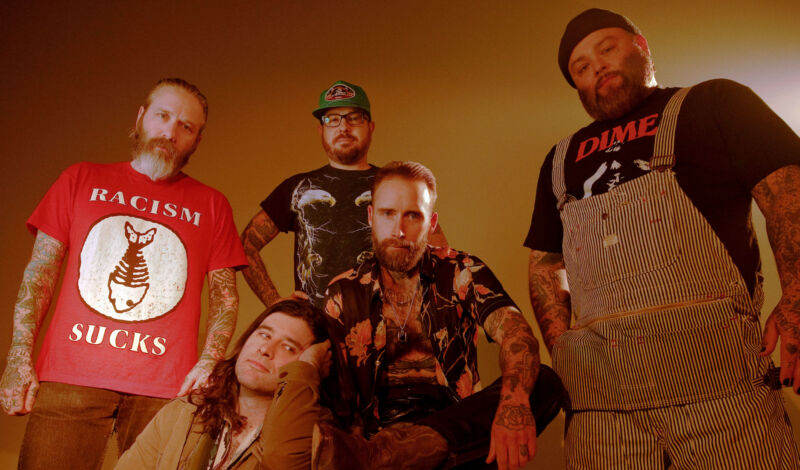 Die Musicker der kanadischen Post-Hardcoreband Alexisonfire