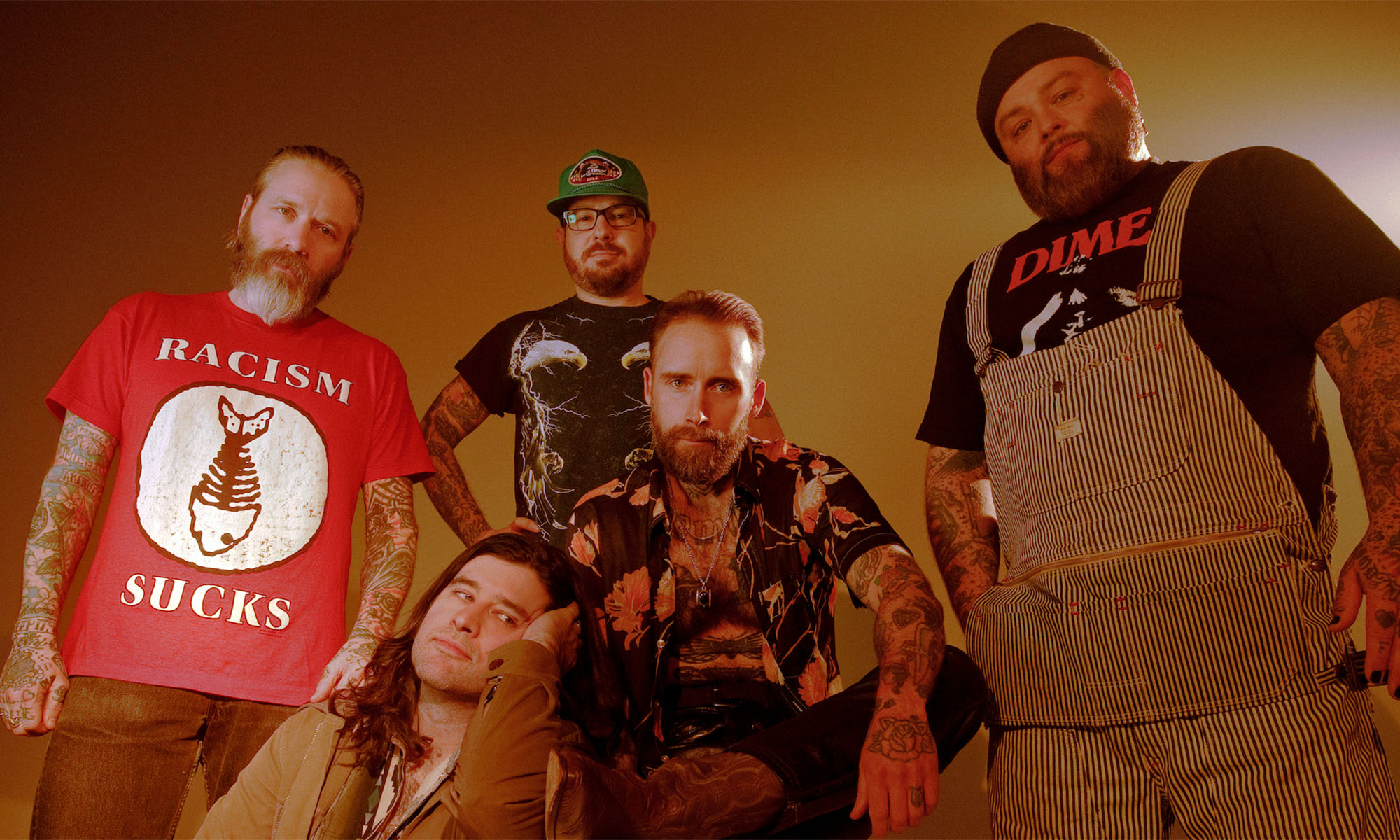 Die Musicker der kanadischen Post-Hardcoreband Alexisonfire