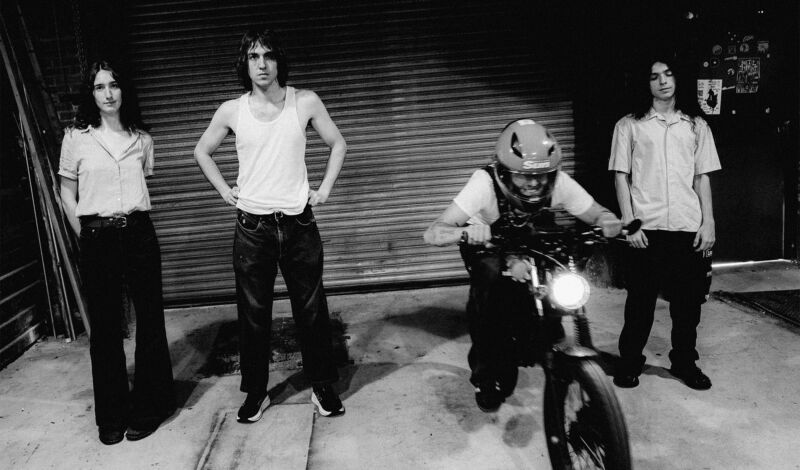 Die Musiker der US-amerikanischen Rockband Geese