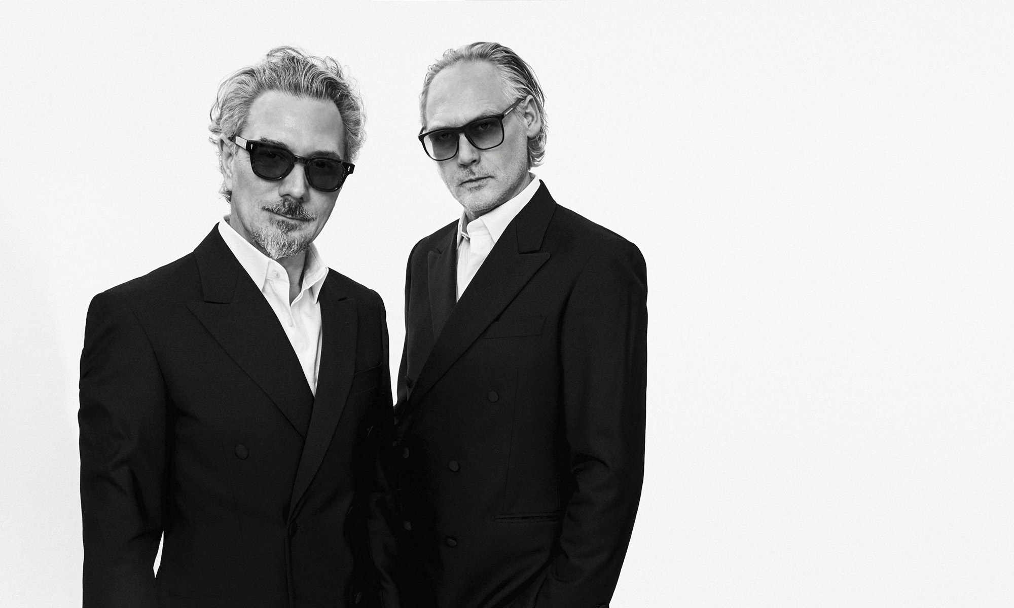 Die österreichischen DJs und Produzenten Peter Kruder und Richard Dorfmeister (v.l.n.r.)