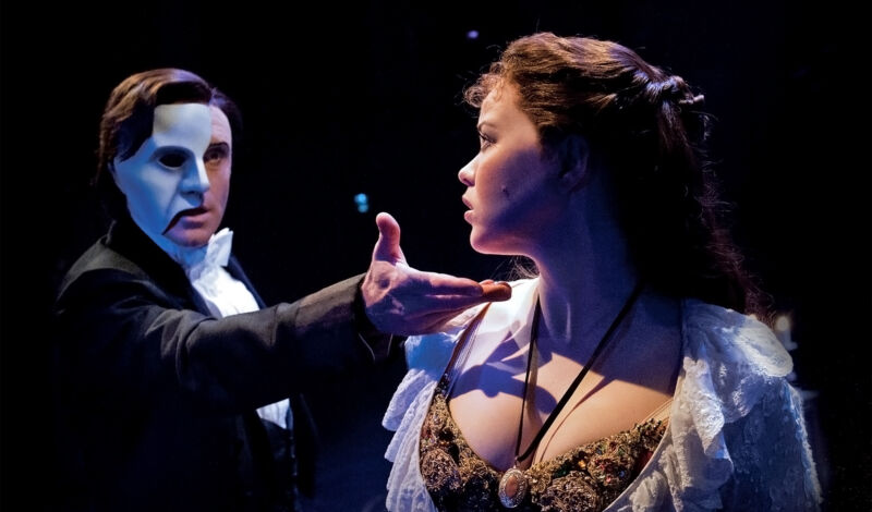 Szene aus dem Musical "Phantom der Oper"