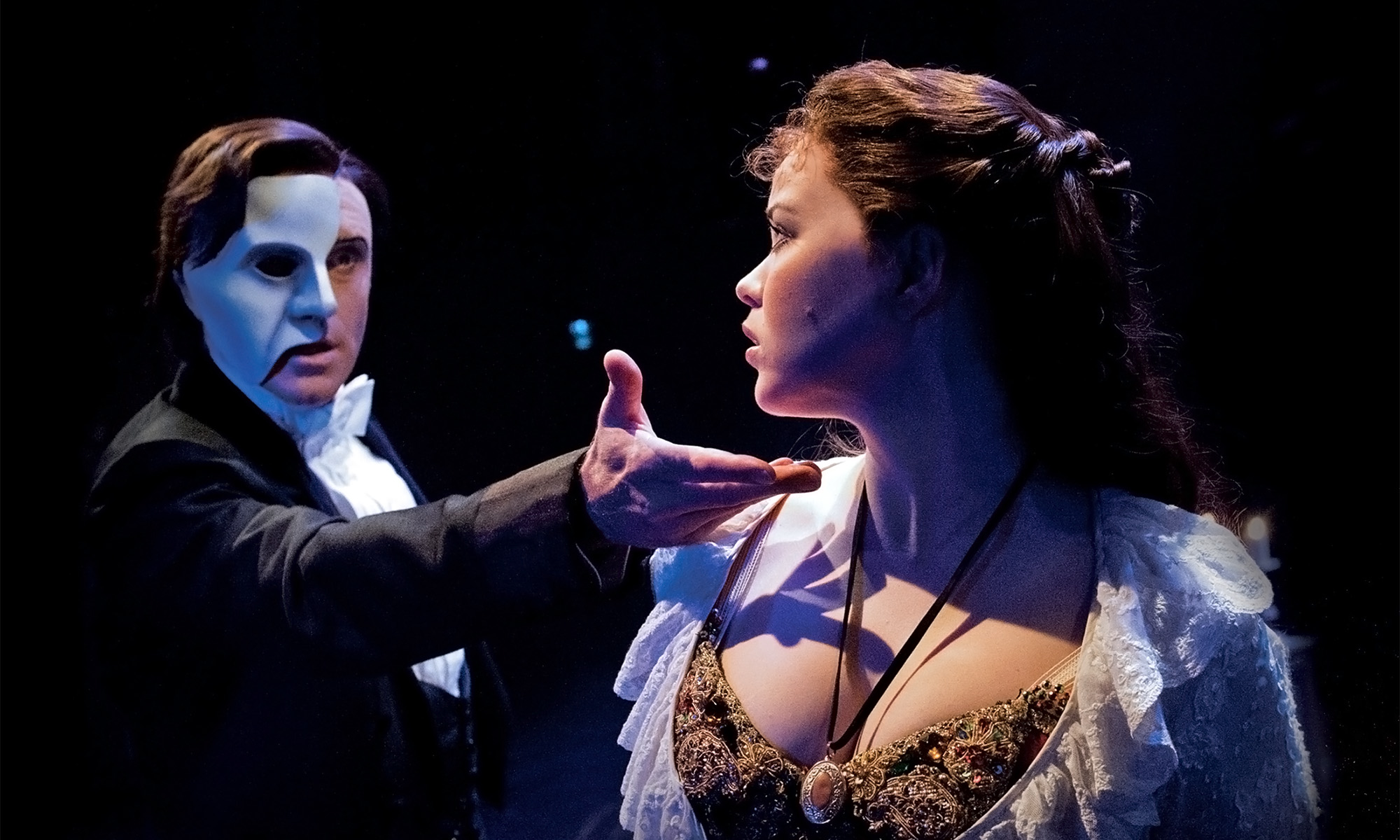 Szene aus dem Musical "Phantom der Oper"