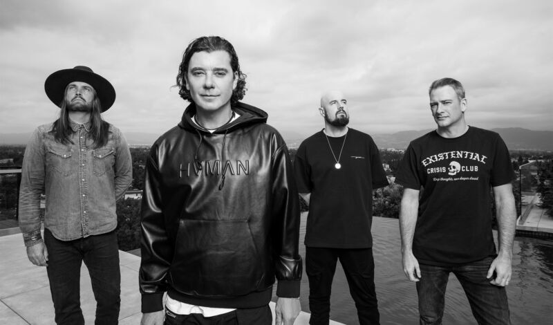 Die Musiker der Rockband Bush