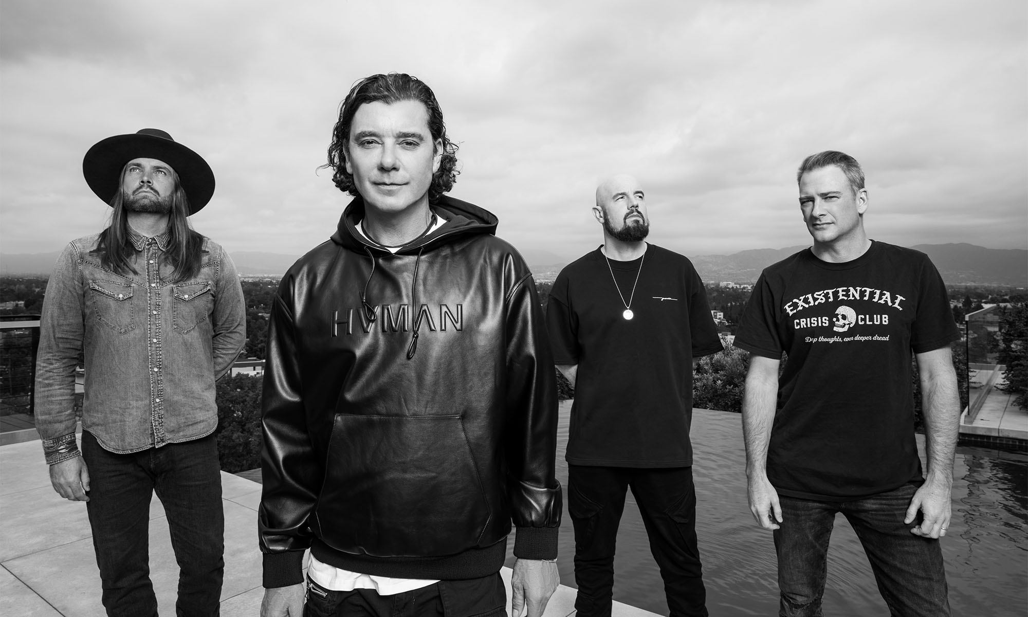 Die Musiker der Rockband Bush