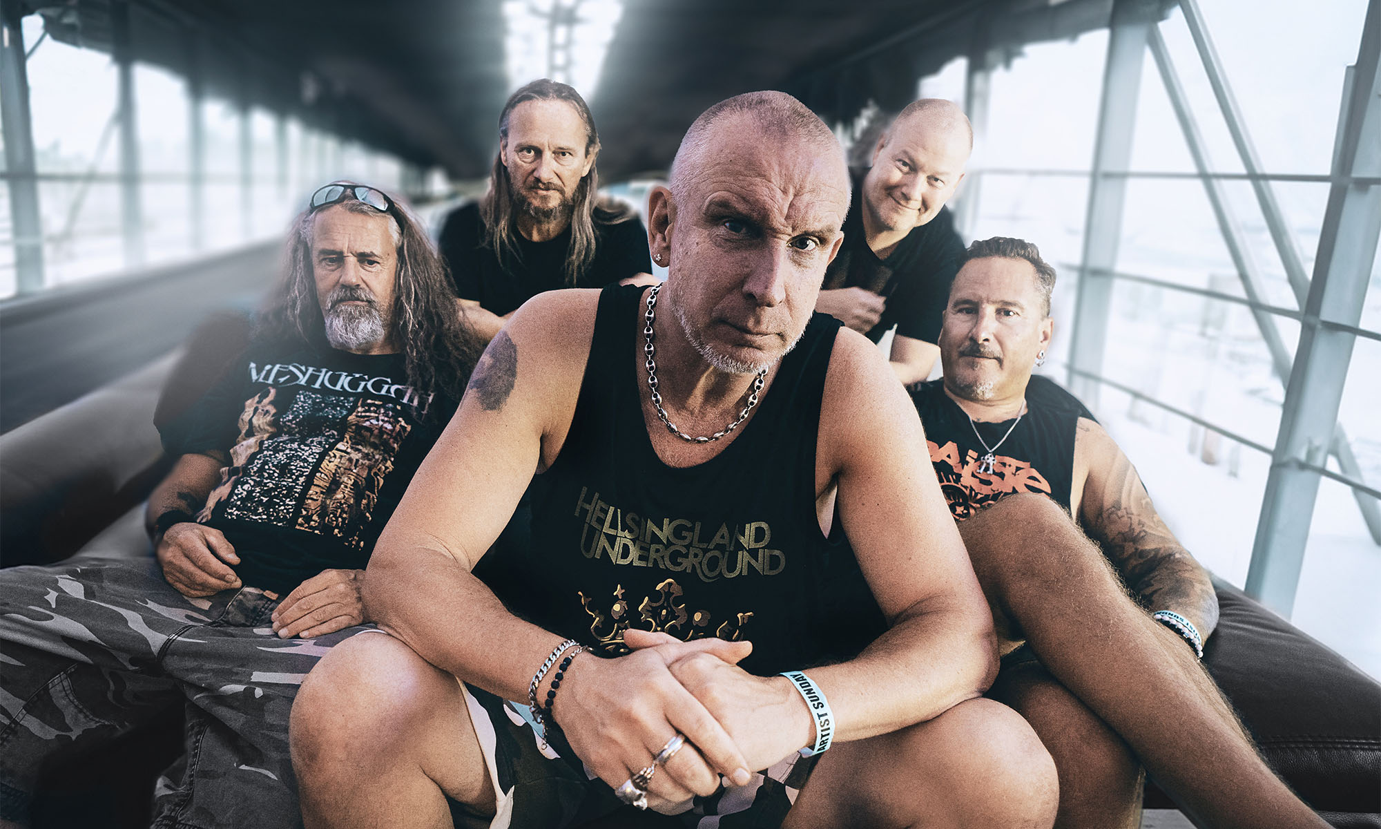Die schweidsche Crossoverband Clawfinger.