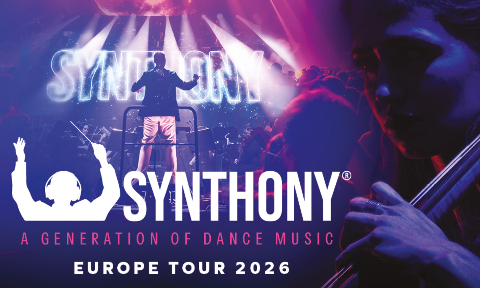 Plakat der Musikveranstaltung Synthony