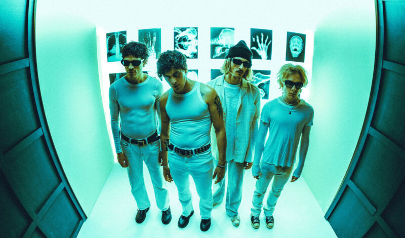 Die Musiker der britischen Indierockband Leap