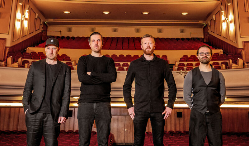 Die Musiker der Münsteraner Band Long Distance Calling