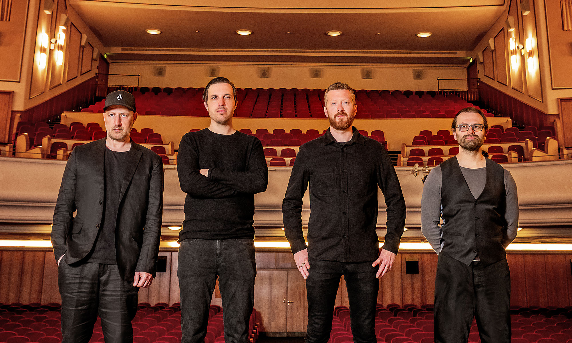 Die Musiker der Münsteraner Band Long Distance Calling