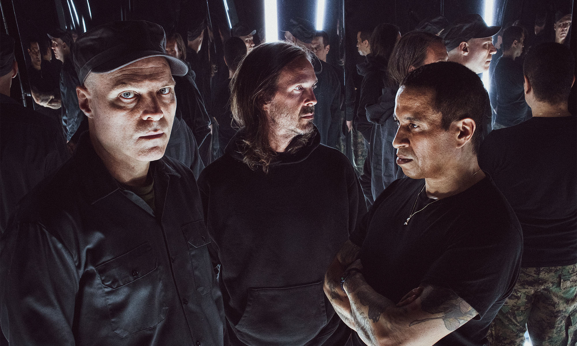 Die drei Mitglieder des US-Band Quicksand.