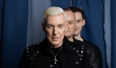 H.P. Baxxter, dahinter Jay Frog und Marc Blou von der deutschen Techno- und Raveband Scoter