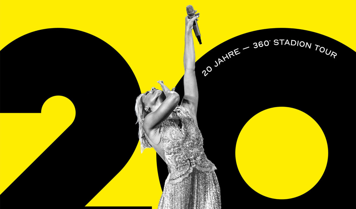Plakat für die Stadiontour von Helene Fischer im Jahr 2026