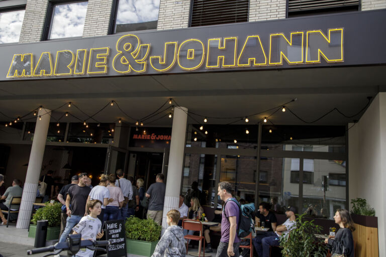 Das Brauhaus Marie & Johann an der Aachener Straße von innen.