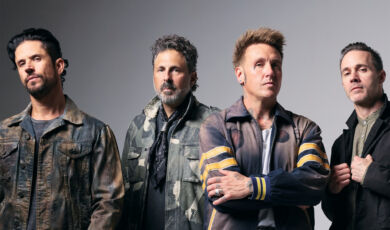 Die vier Musiker der US-amerikanischen Rockband Papa Roach