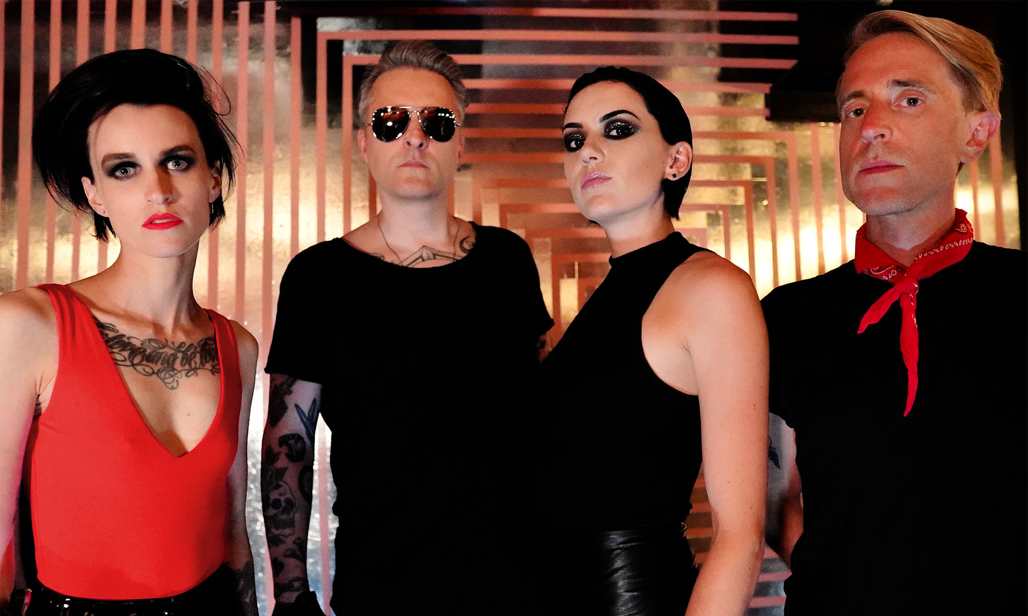 Die vier Mitglieder der kanadischen Post-Punk-Band Actors.