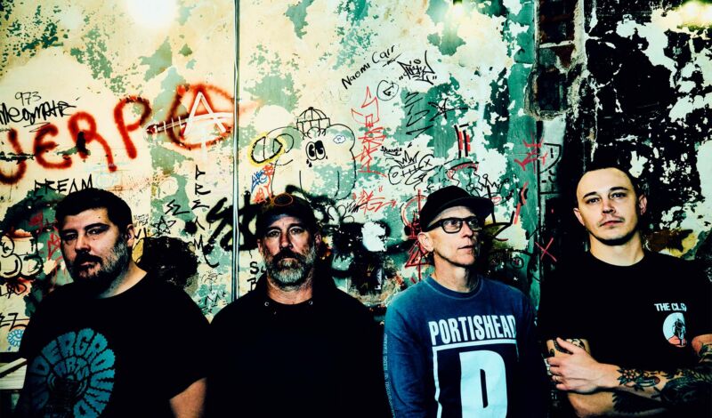 Die US-amerikanische Hardcoreband Hot Water Music