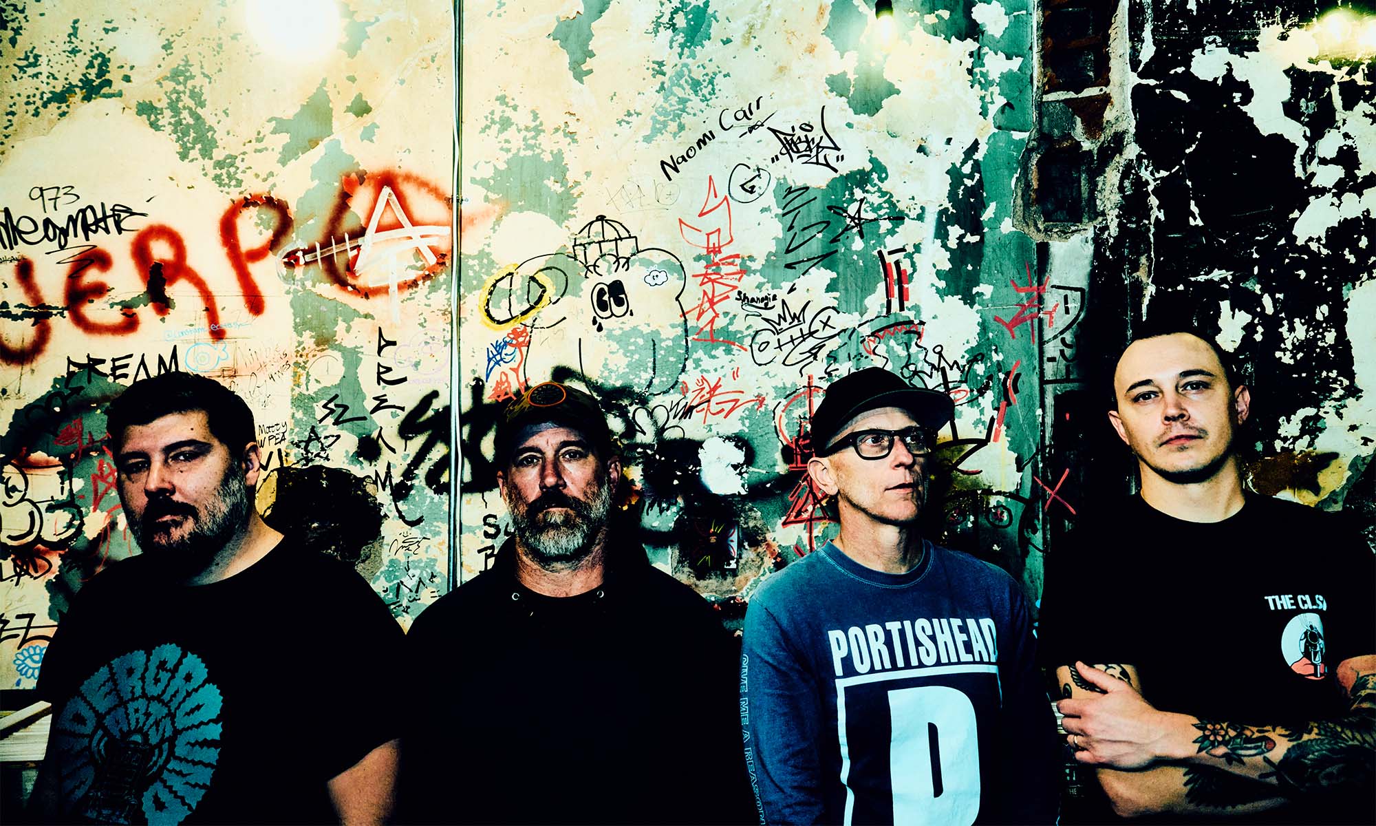 Die US-amerikanische Hardcoreband Hot Water Music