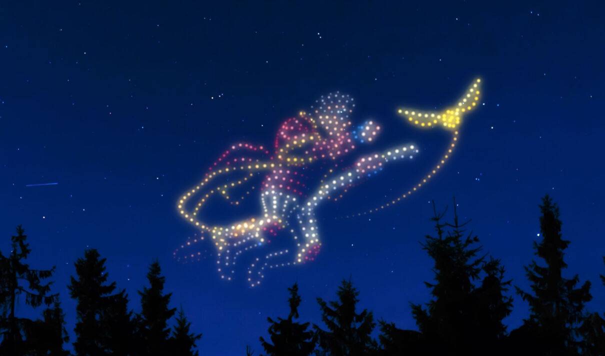 Drone Art Show: Harry Potter jagt den Schnatz